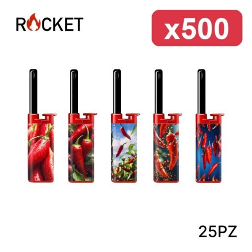 ROCKET MINI ACCENDIGAS JULIA HOT PEPPERS