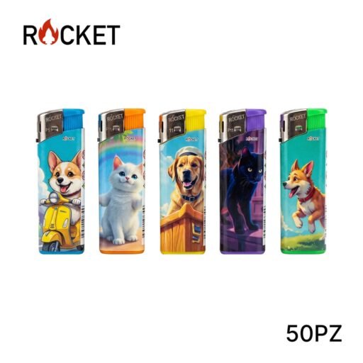 ROCKET ACCENDINO CANI GATTI CONF.50PZ