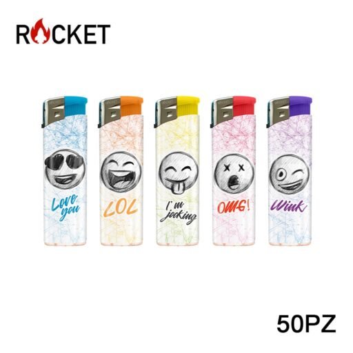 ROCKET ACCENDINO SMILEY CONF.50PZ
