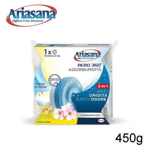 Ariasana Aero360 Ricarica Tab Fiori 450G Art.2631302