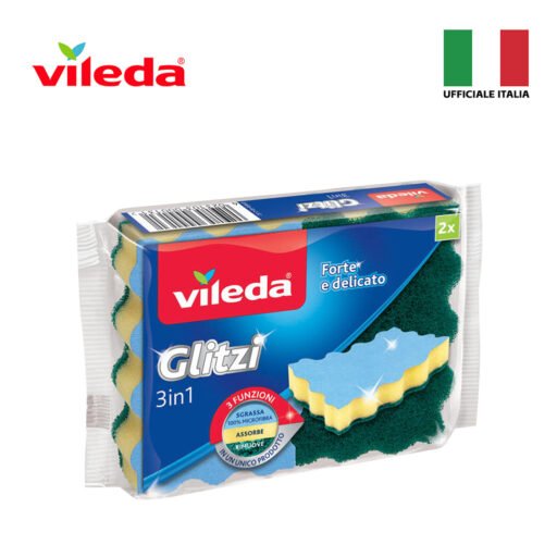 Vileda Spugna Glitzi 3In1 2Pz Art.169460