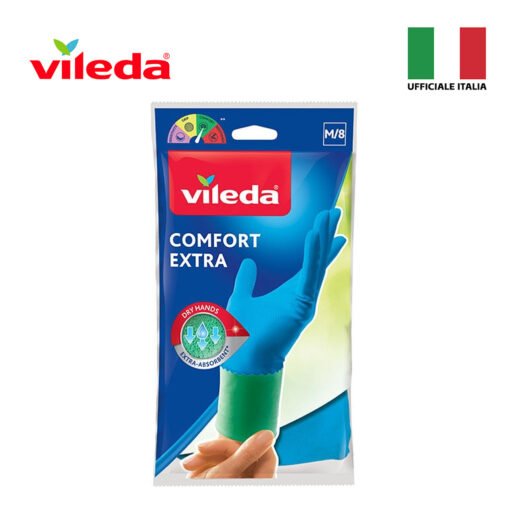 Vileda Guanti Comfort Extra M 8 Art.167384