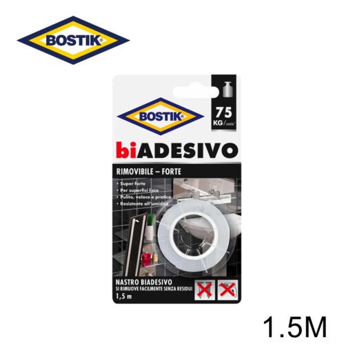 Biadesivo Rimovibile 1.5M Bostik D7000565 Bl1