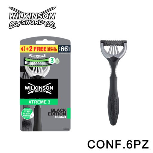 Xtreme3 Black Edition 6Pz Wilkinson Art.W302383801 Bl1