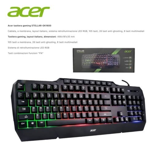 ACER TASTIERA GAMING STELLAR