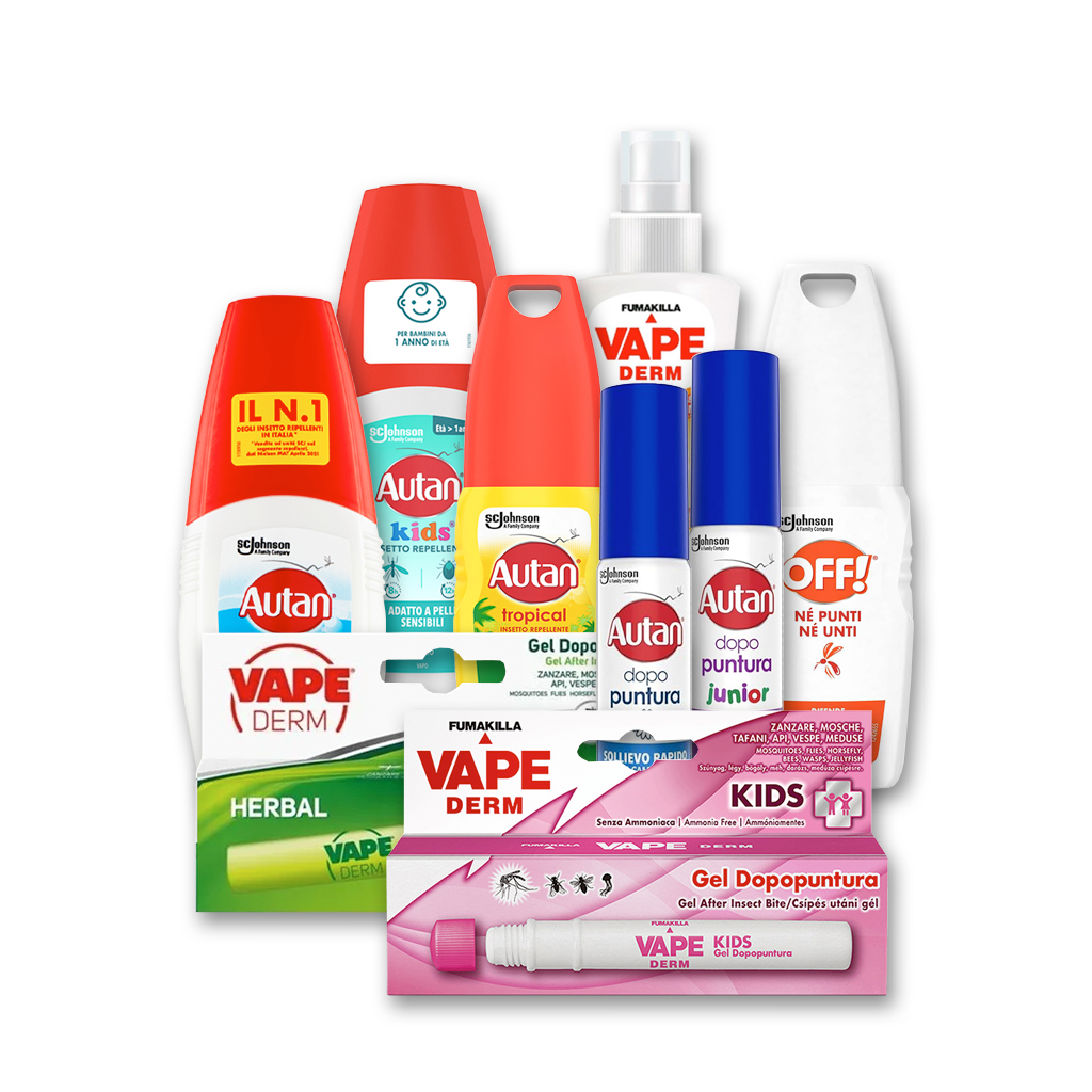 Repellenti e prodotti dopopuntura all’ingrosso - Autan, Vape, After Bite | Supergros.it