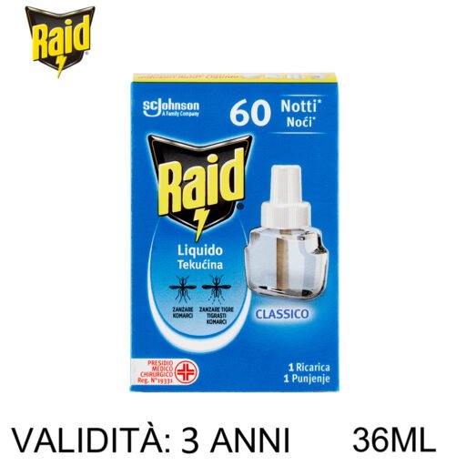 Raid Liq Elet Ric 60N Classica 36Ml Art.367403