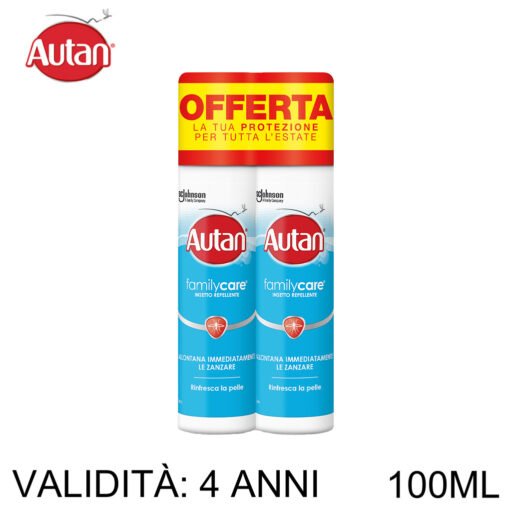 Autan Family Care Spray Bipac 2X100Ml Art.329780 349351 12Pz