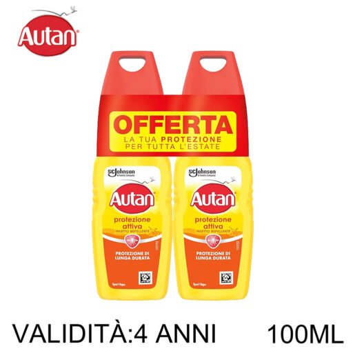 Autan Protezione Attiva Vapo Bipack Art.346641 329672 12Pz
