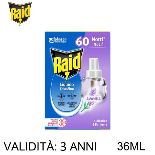 Raid Liq Elet Ric 60N Lavanda 36Ml Art.338849 367397