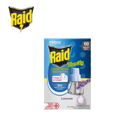 Raid Family Elet Liquido 60 Notti Ricarica 36Ml Art.337163