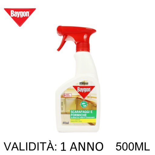 Baygon Prot Cucina Sef Trigger 500Ml Art.352291 12Pz