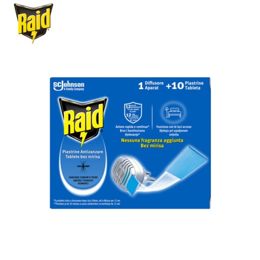 Raid Piastrine Base 10Ea Art.373982