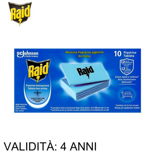 Raid Piastrine Ric 10Ea Art.373984