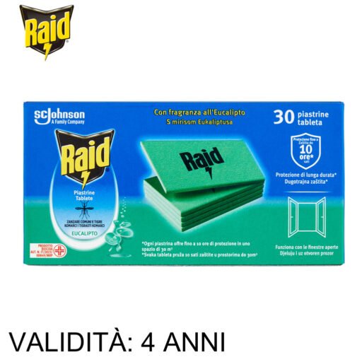 Raid Piastrine Ric 30N Eucalipto Art.353773