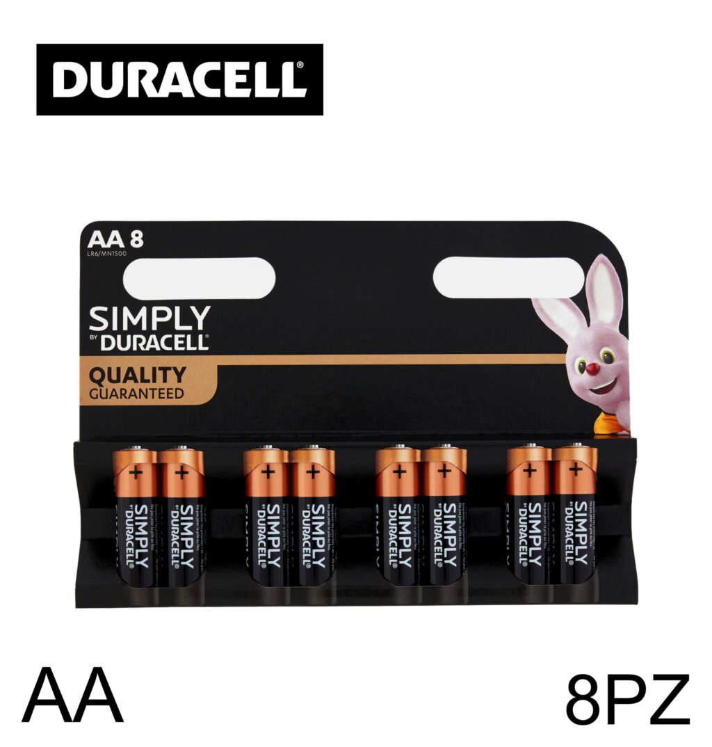 Aa Simply Duracell Stilo Pila Bl8