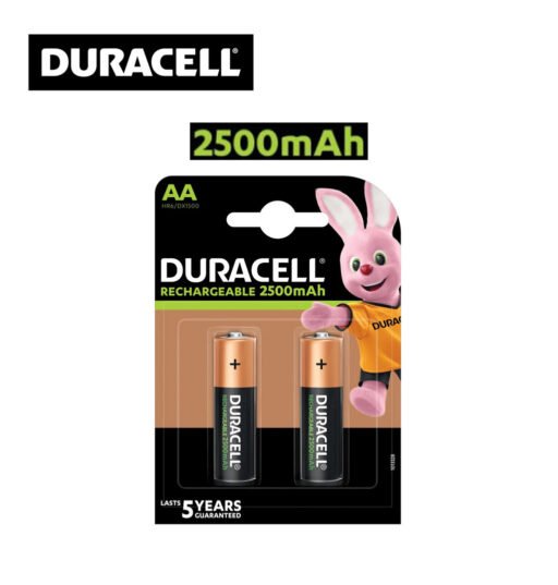 Aa 2500Mah Duracell Ricaricabile Pila Bl2