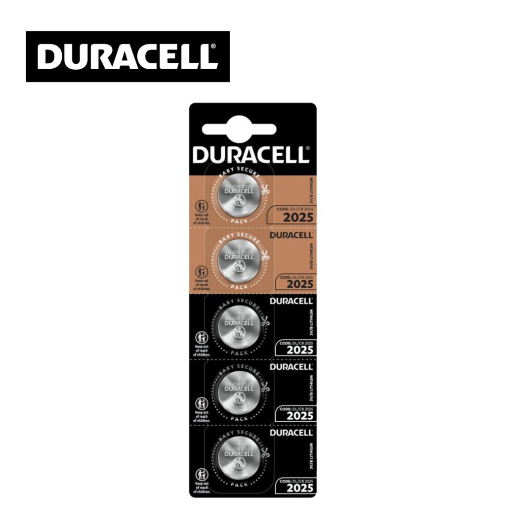 Cr2025 Duracell Lithium Pila Bl5