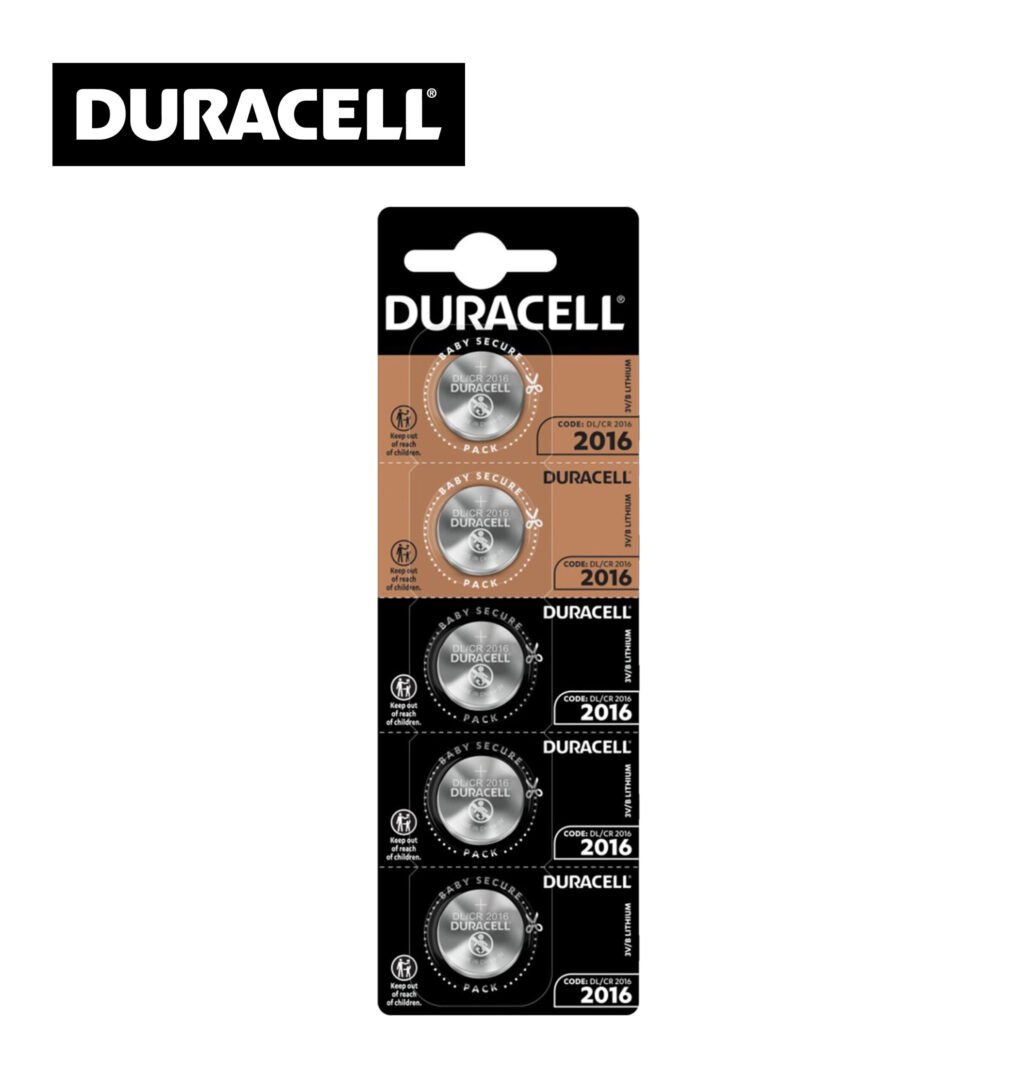 Cr2016 Duracell Lithium Pila Bl5