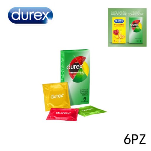 Tropica Mix X6 Profilattico Durex Art.8040256 3224190 1Pz