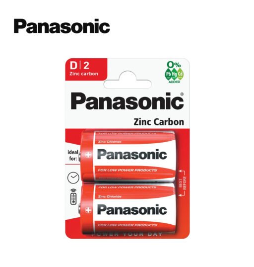 D Torcia Panasonic Zinco Carbone Pila Bl2
