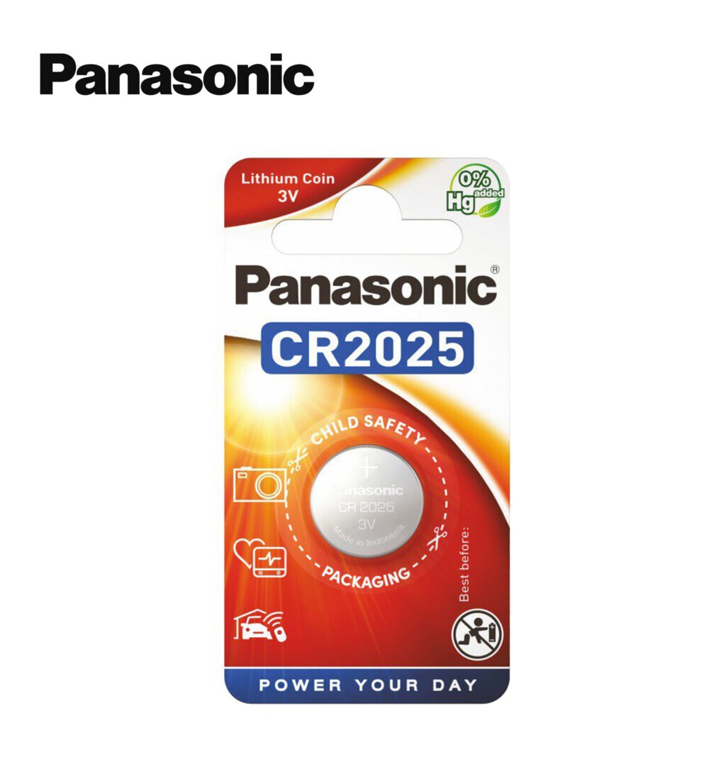 Cr2025 Panasonic Lithium 3Vpila Bl1