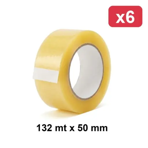 NASTRO ADESIVO ACRILLICO 50X132 TRASP.