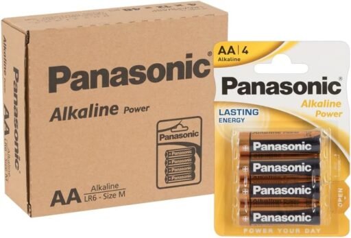 Panasonic AA Stilo Alkaline Power LR6 1,5V blister 4x12 pezzi 48 batterie