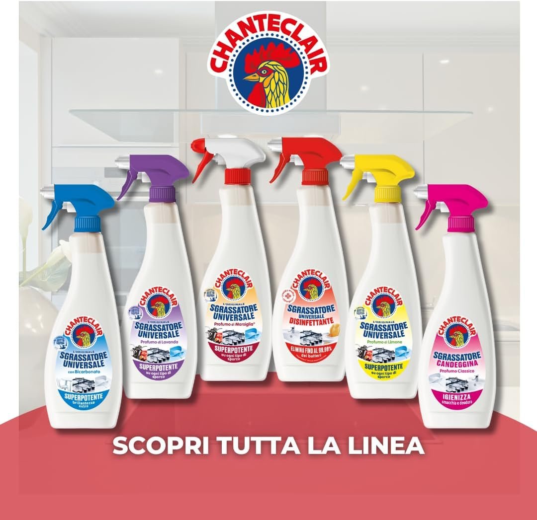 Chanteclair Sgrassatore Spray Marsiglia 600Ml Art.0126710It 3 - immagine 10