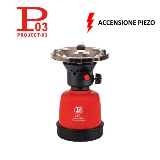 Fornello Piezo Corpo Metallo Art.Cook100P Pz1