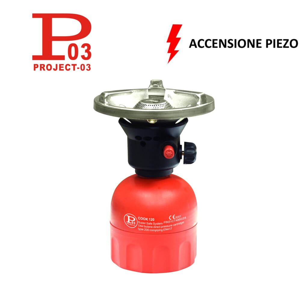 FORNELLO PIEZO CORPO PVC ART.COOK120P  PZ1