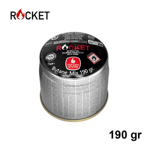 Gas Rocket Cartuccia Butano 190Gr Art.Cg190Rocketts Pz1