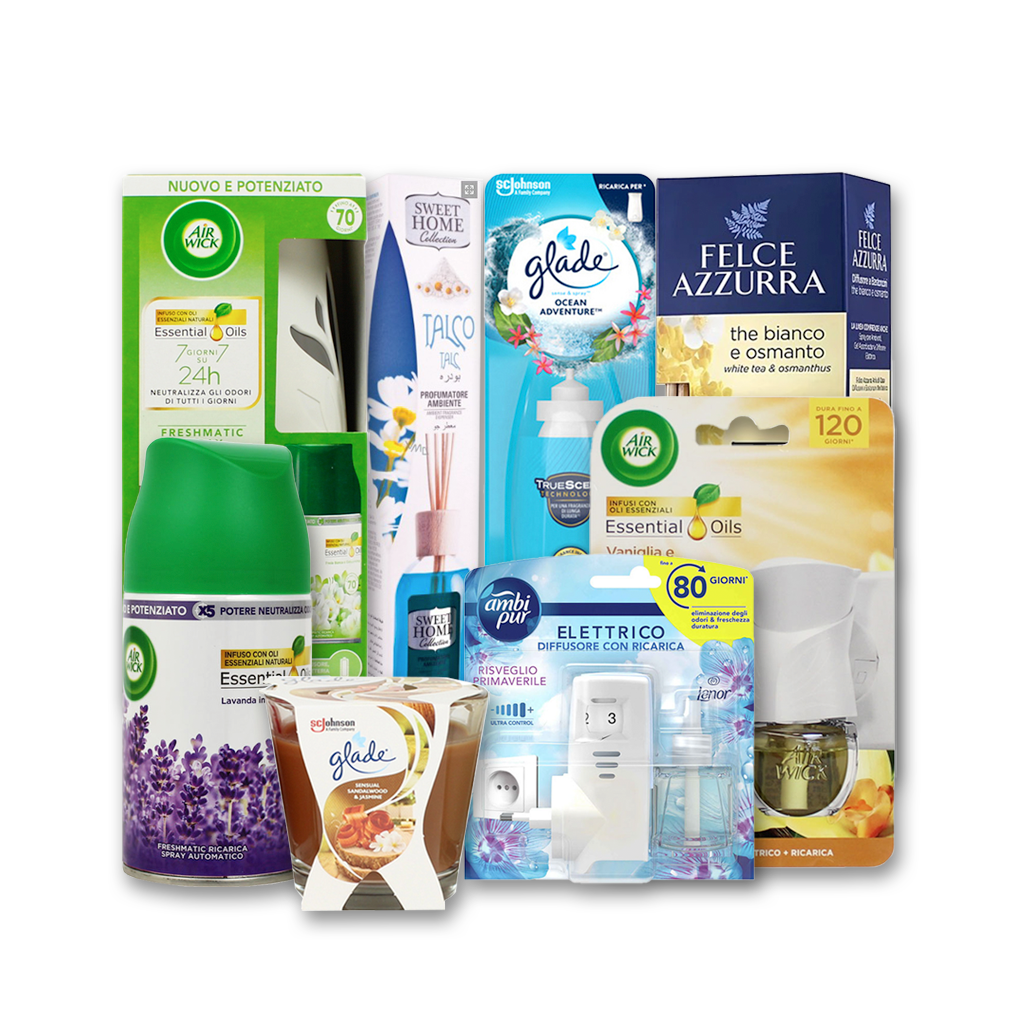Diffusori ambiente elettrici e ricariche all’ingrosso - Air Wick, Glade | Supergros.it