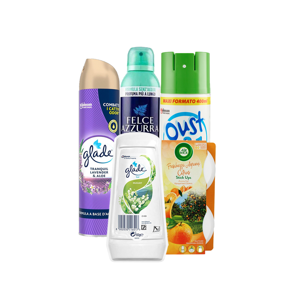 Deodoranti ambiente spray all’ingrosso - Glade, Air Wick, Oust | Supergros.it