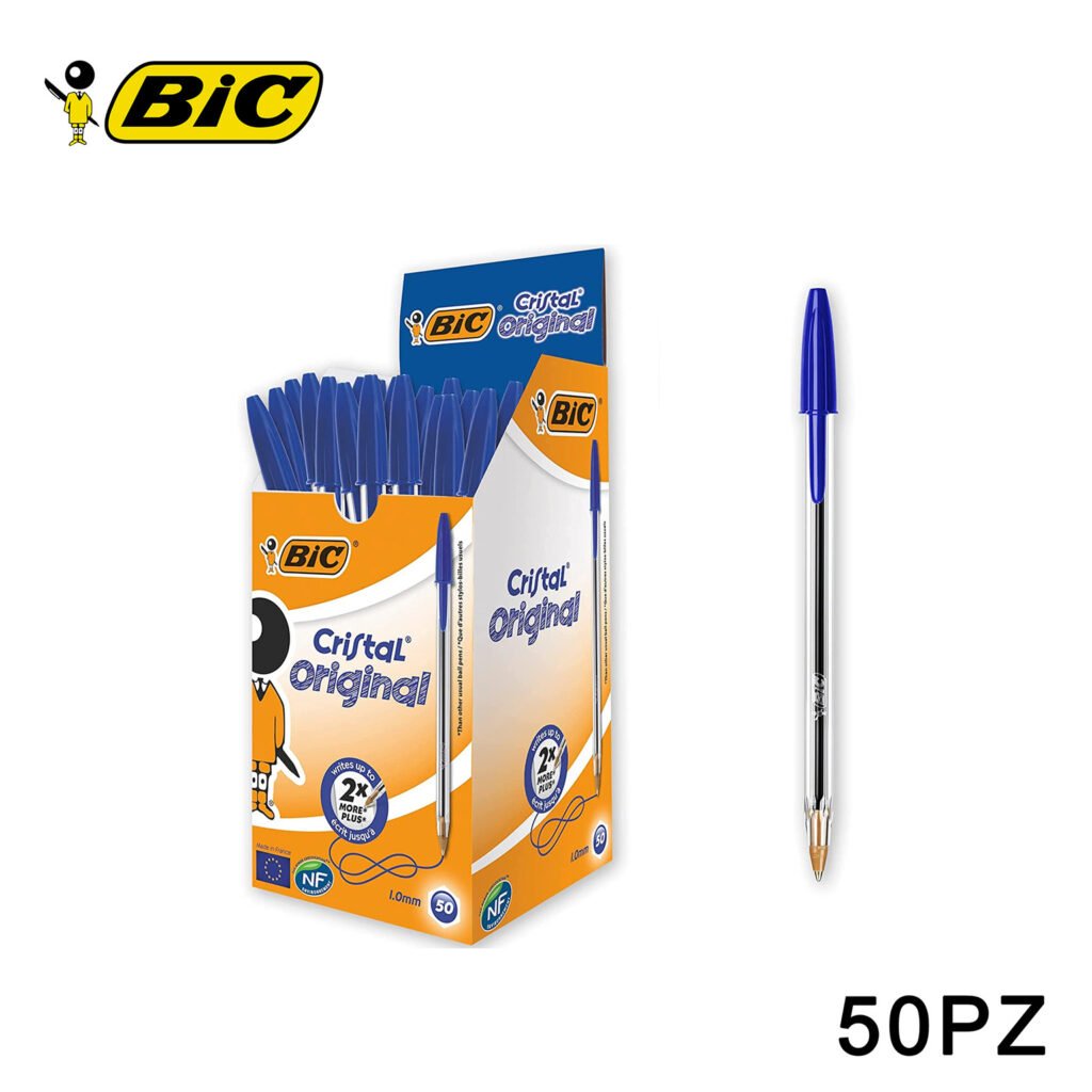Blu Penna Bic Cristal Original 1.0Mm 50Pz