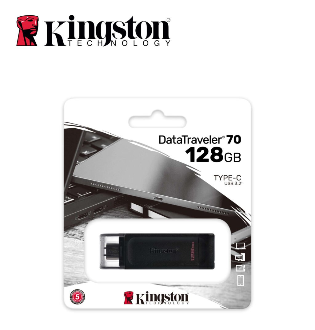 USB 128GB TYPE-C 3.2 DT70 KINGSTON BL1