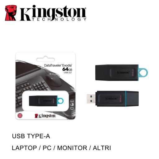 Usb 64Gb 3.2 Dtx Kingston Bl1