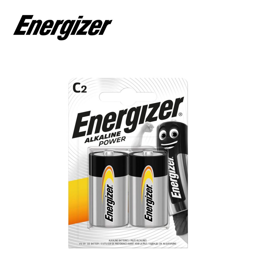 C Mezza Torcia Energizer Alkaline Power Pila Bl2