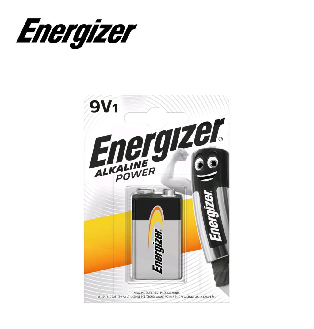 9V ENERGIZER ALKALINE POWER PILA BL1
