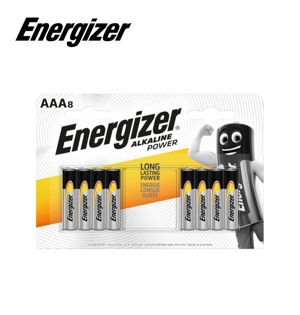 AAA ENERGIZER ALKALINE POWER PILA BL8