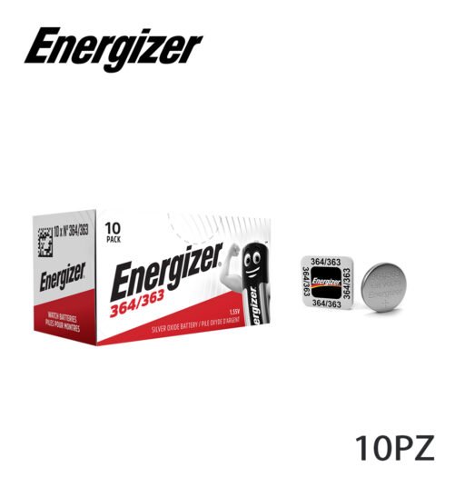 364 363 Energizer 1.55V Pila Oxyde Di Argent 1Pz