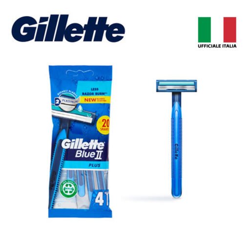 Blue Ii Plus X4 Busta Rasoio Gillette Ita Bl1
