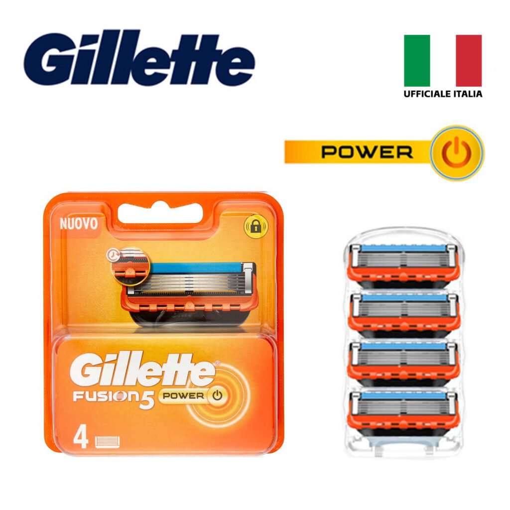 FUSION5 POWER RICAMBI X4 GILLETTE ITA BL1