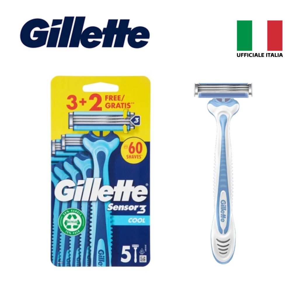 SENSOR3 COOL RASOIO X5 GILLETTE BL1