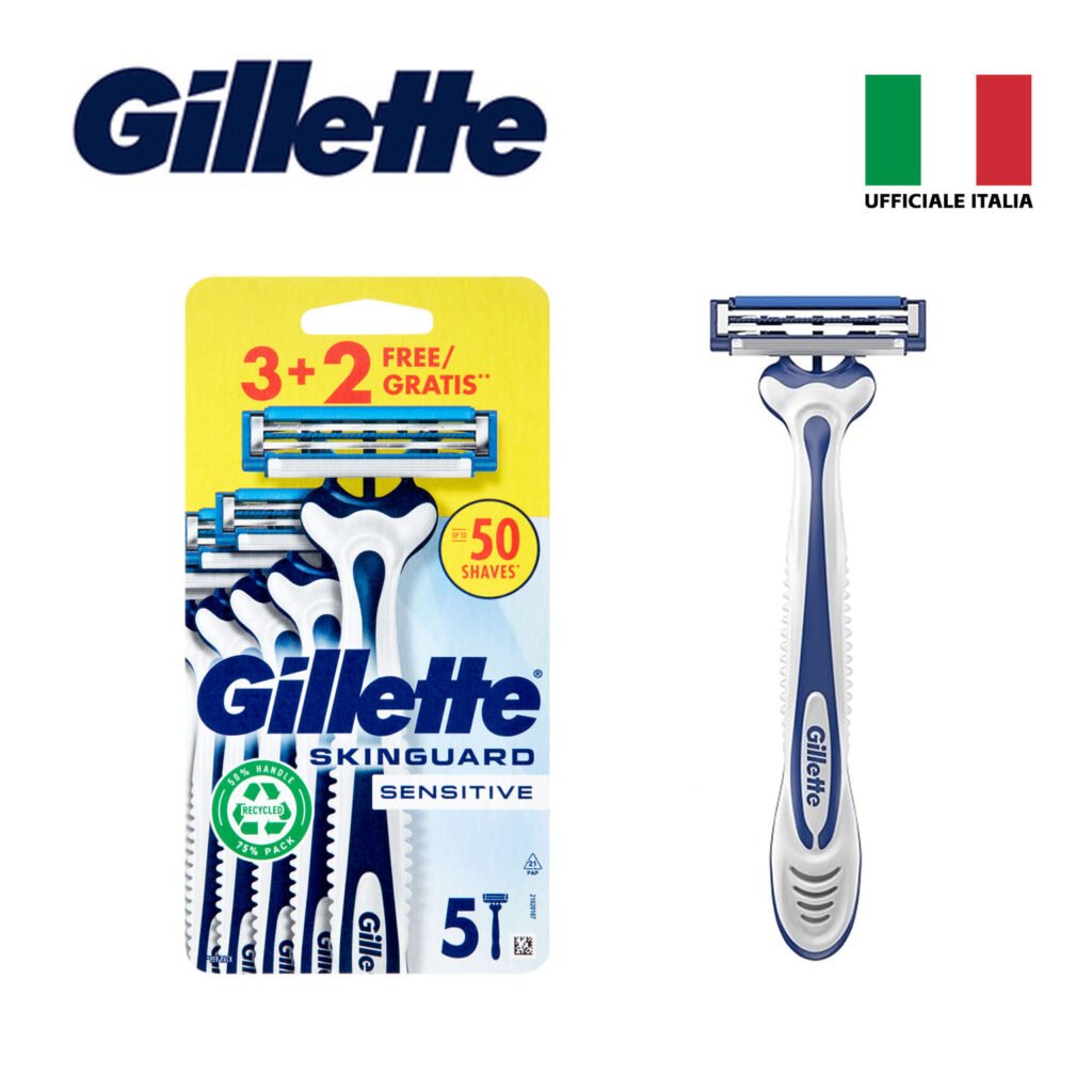 SKINGUARD SENSITIVE RASOIO X5 GILLETTE BL1