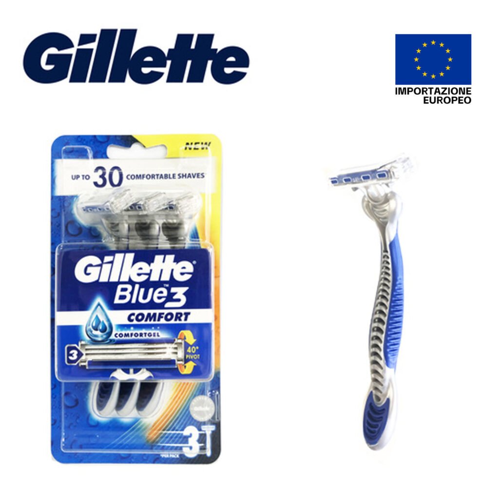 BLUE3 COMFORT RASOIO X3 GILLETTE IMPORT BL1