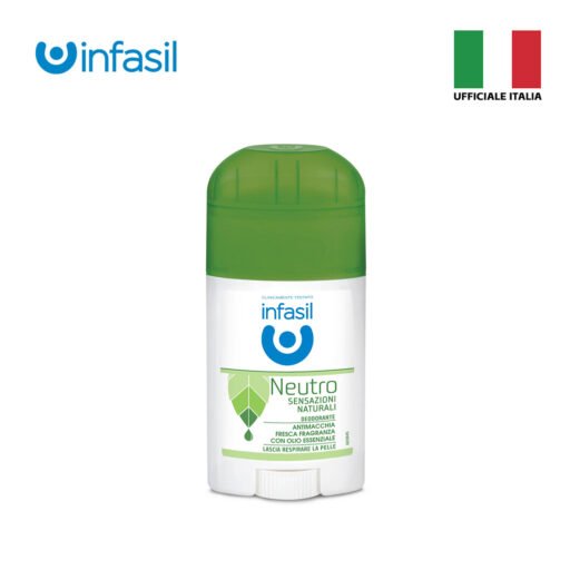 Infasil Deostick Neutro Verde Olio Essenziale 40Ml Art.02705456