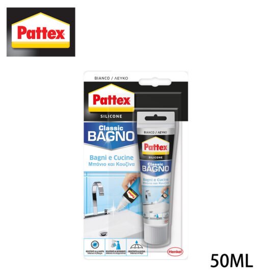 Silicone 50Ml Bagno Bianco Art.2717828 Pattex Bl1