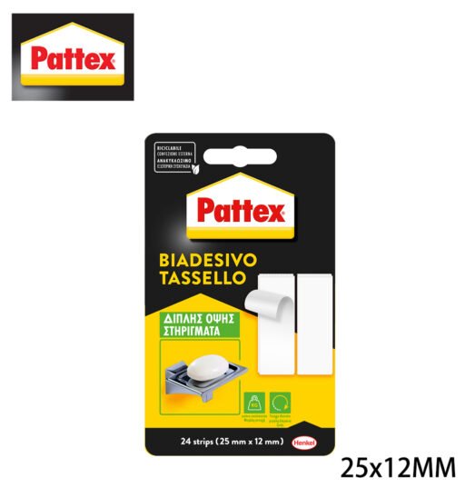 Biadesivo Tasse Pad 12Mmx25Mt Art.2847046 Pattex Bl1
