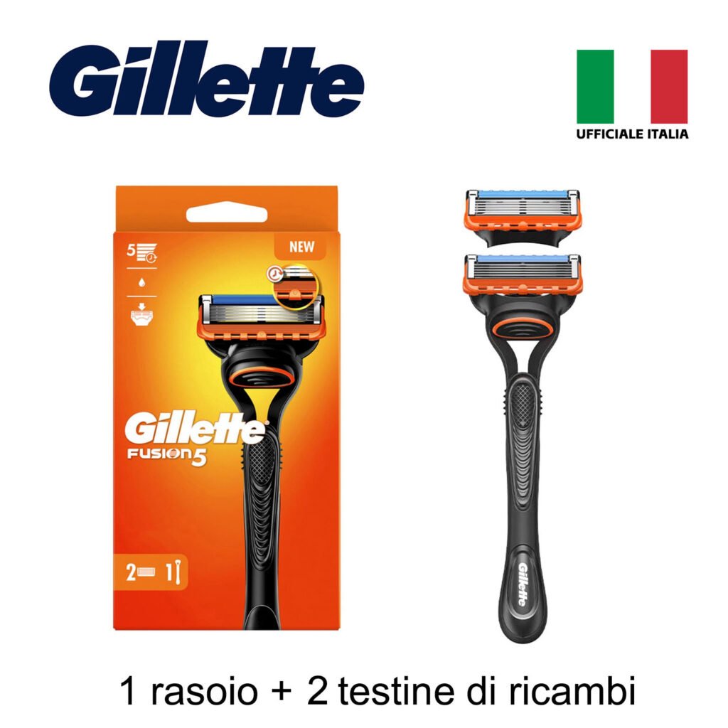 FUSION5 MANUAL 1 RASOIO 2 RIC. GILLETTE ITA PG206 BL1